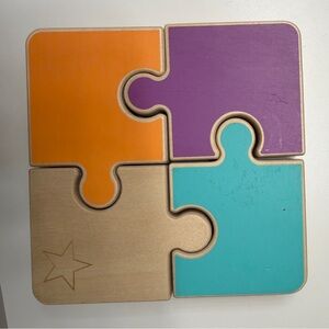 Lovery Wooden Puzzle Piece Set